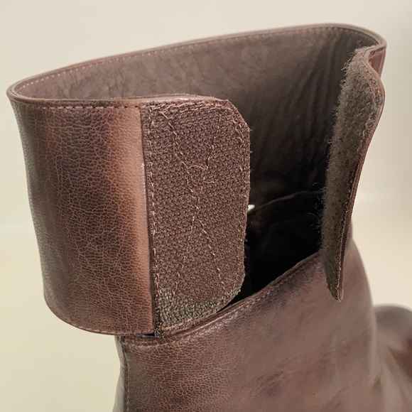 Antelope 656 Stripe Block Heel Brown Boot - Picture 5 of 11